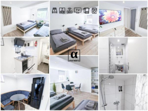 ALFA Ludwigsburg City Apartment 3 Zimmer für 5 Personen l Parkplatz l Bad I Küche l WIFI & SmartTV l Parking l Bathroom l Kitchen